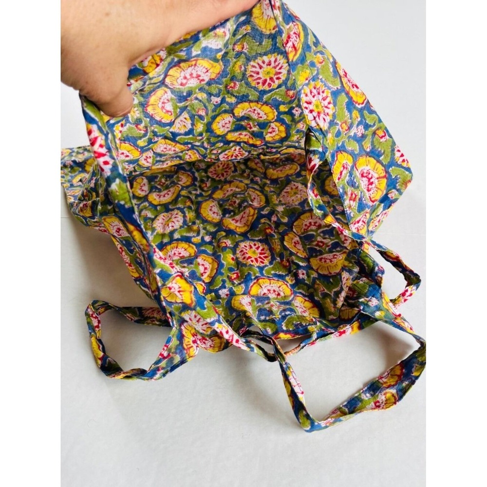 Snappy Turtle Mary Marshmallow Light Fabric Shopping Bag Medium View 4